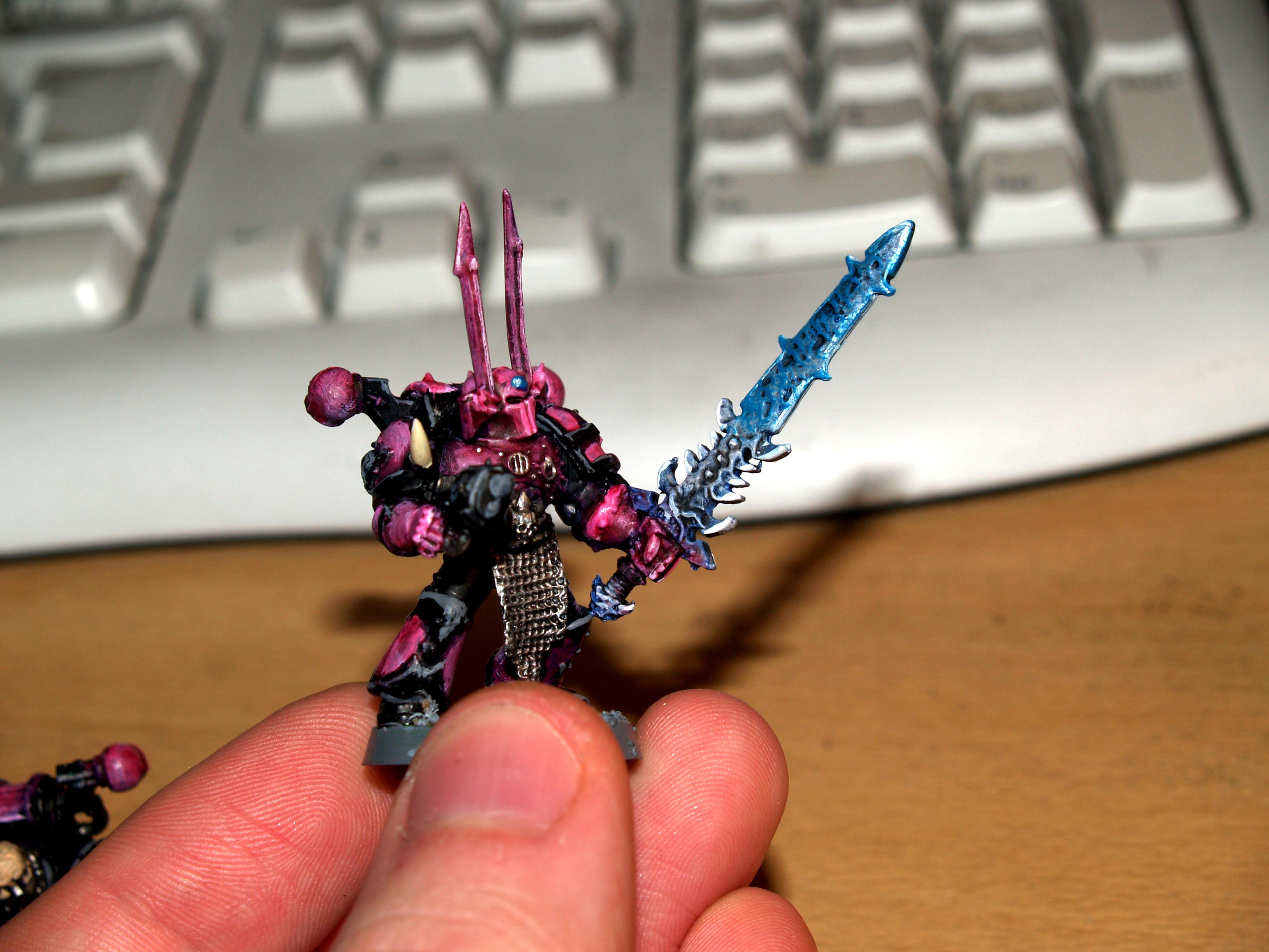 Chaos Space Marines, Slaanesh - Noise Marine Champion - Gallery ...